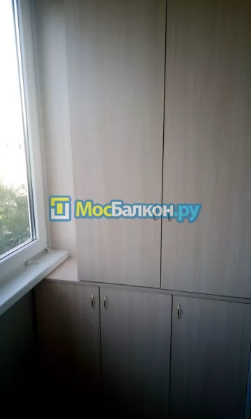 Шкаф на балкон купить в Жуковском на заказ недорого от МосБалкон