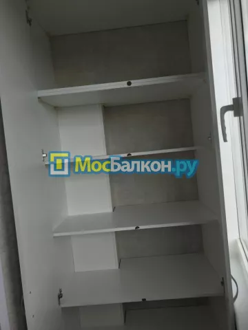 Шкаф на балкон купить в Жуковском на заказ недорого от МосБалкон
