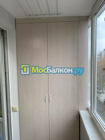 Шкаф на балкон купить в Жуковском на заказ недорого от МосБалкон