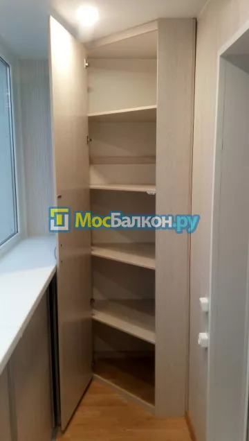 Шкаф на балкон купить в Жуковском на заказ недорого от МосБалкон