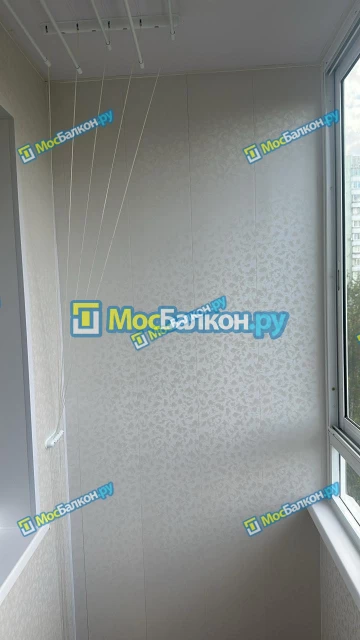 Отделка балкона и лоджии пластиковыми ПВХ панелями в Жуковском от компании МосБалкон