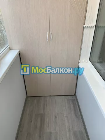 Шкаф на балкон купить в Жуковском на заказ недорого от МосБалкон