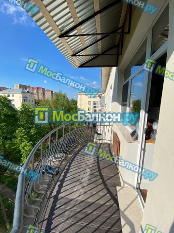 Крыша на балконе в Жуковском монтаж и ремонт по выгодной цене от МосБалкон