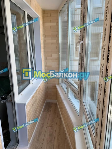 Отделка балконов в Жуковском | Отделка балконов и лоджий и обшивка под ключ в МосБалкон