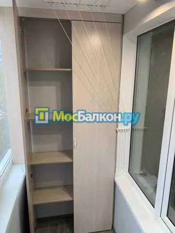 Шкаф на балкон купить в Жуковском на заказ недорого от МосБалкон