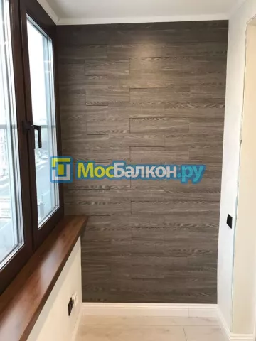 Отделка балкона и лоджии пластиковыми ПВХ панелями в Жуковском от компании МосБалкон