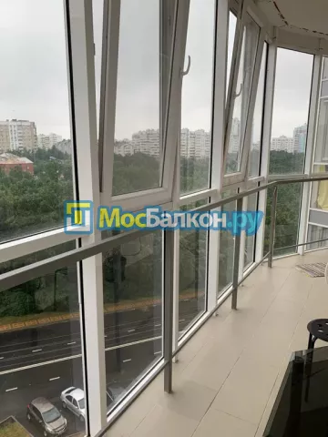 Французское остекление балконов и лоджий под ключ по доступным ценам в Жуковском | МосБалкон