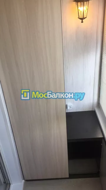 Шкаф на балкон купить в Жуковском на заказ недорого от МосБалкон
