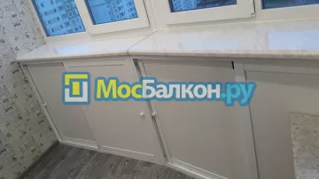 Шкаф на балкон купить в Жуковском на заказ недорого от МосБалкон