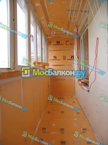Утепление балкона пеноплэксом в Жуковском на заказ недорого от МосБалкон