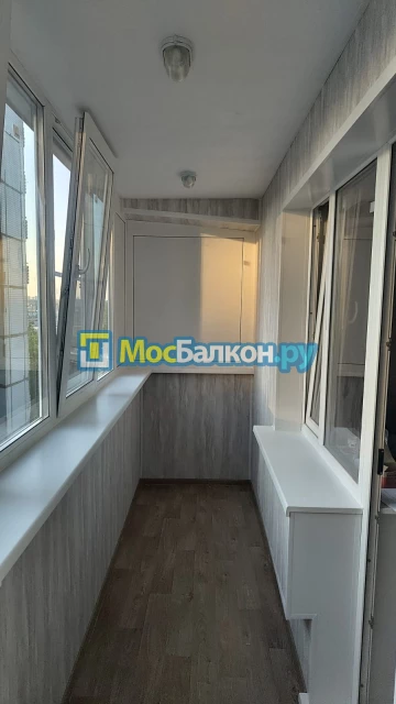 Шкаф на балкон купить в Жуковском на заказ недорого от МосБалкон