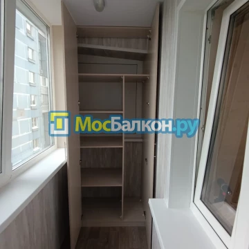 Шкаф на балкон купить в Жуковском на заказ недорого от МосБалкон