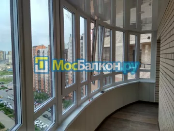 Алюминиевое остекление балконов под ключ по доступным ценам в Жуковском | МосБалкон