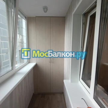 Шкаф на балкон купить в Жуковском на заказ недорого от МосБалкон