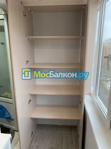 Шкаф на балкон купить в Жуковском на заказ недорого от МосБалкон