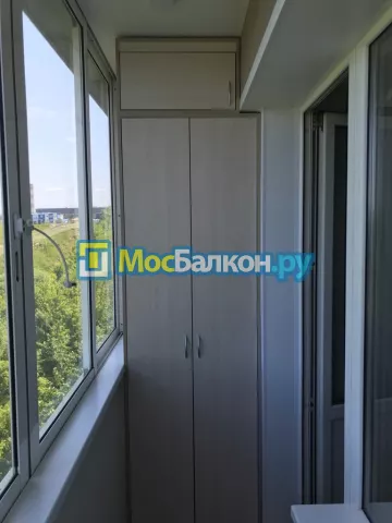Шкаф на балкон купить в Жуковском на заказ недорого от МосБалкон
