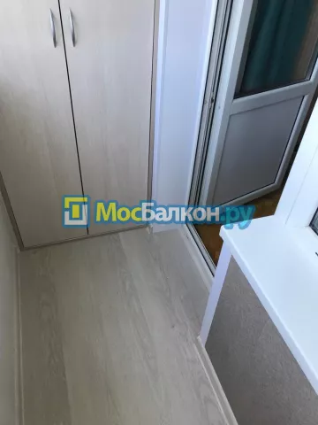 Шкаф на балкон купить в Жуковском на заказ недорого от МосБалкон