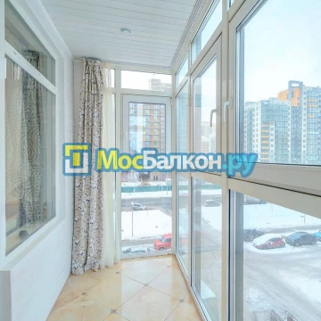 Французское остекление балконов и лоджий под ключ по доступным ценам в Жуковском | МосБалкон