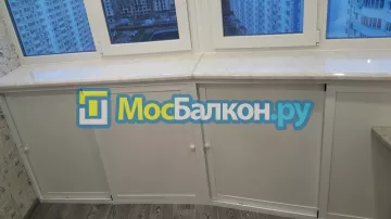Шкаф на балкон купить в Жуковском на заказ недорого от МосБалкон