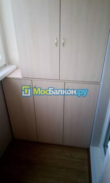 Шкаф на балкон купить в Жуковском на заказ недорого от МосБалкон