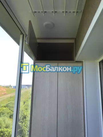 Шкаф на балкон купить в Жуковском на заказ недорого от МосБалкон