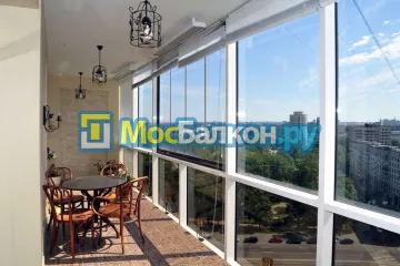 Французское остекление балконов и лоджий под ключ по доступным ценам в Жуковском | МосБалкон