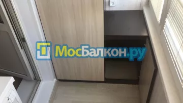 Шкаф на балкон купить в Жуковском на заказ недорого от МосБалкон
