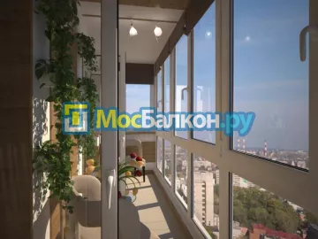 Французское остекление балконов и лоджий под ключ по доступным ценам в Жуковском | МосБалкон
