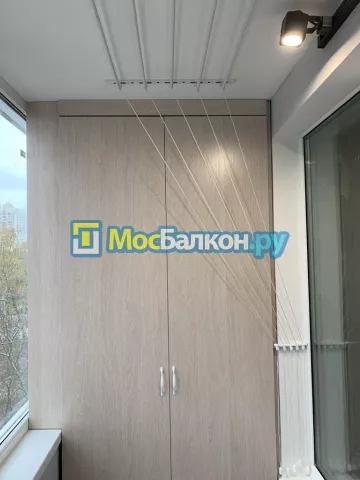 Шкаф на балкон купить в Жуковском на заказ недорого от МосБалкон