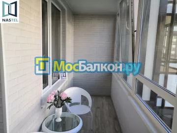 Французское остекление балконов и лоджий под ключ по доступным ценам в Жуковском | МосБалкон
