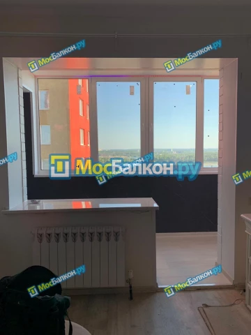 Объединение балкона и лоджии с комнатой в  Жуковском
