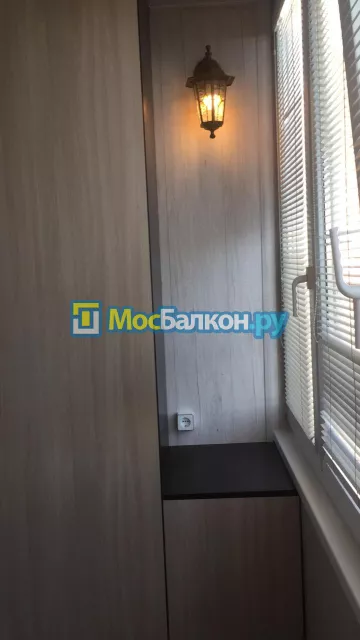 Шкаф на балкон купить в Жуковском на заказ недорого от МосБалкон