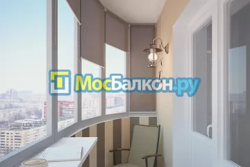 Шкаф на балкон купить в Жуковском на заказ недорого от МосБалкон
