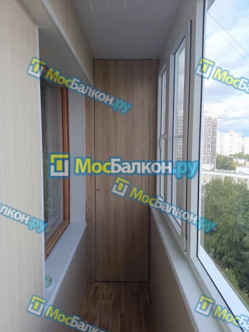 Шкаф на балкон купить в Жуковском на заказ недорого от МосБалкон