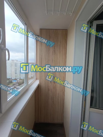 Шкаф на балкон купить в Жуковском на заказ недорого от МосБалкон