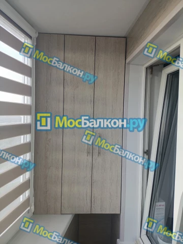 Шкаф на балкон купить в Жуковском на заказ недорого от МосБалкон