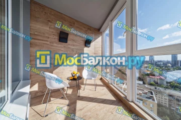 Панорамное остекление заказать под ключ по выгодной цене в Жуковском от компании МосБалкон