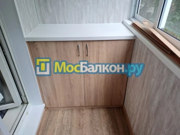 Шкаф на балкон купить в Жуковском на заказ недорого от МосБалкон