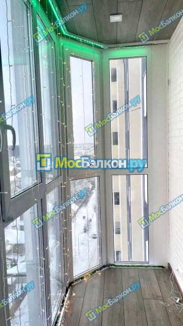 Панорамное остекление заказать под ключ по выгодной цене в Жуковском от компании МосБалкон