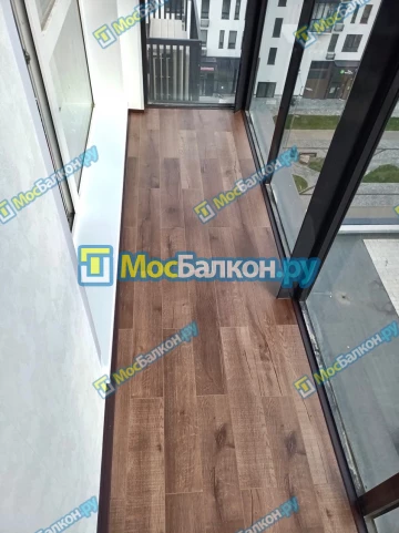 Панорамное остекление заказать под ключ по выгодной цене в Жуковском от компании МосБалкон
