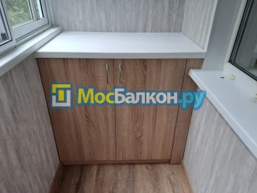 Шкаф на балкон купить в Жуковском на заказ недорого от МосБалкон