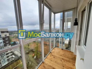 Отделка балкона и лоджии пластиковыми ПВХ панелями в Жуковском от компании МосБалкон