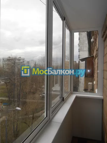 Холодное остекление лоджий алюминиевым профилем в Жуковском по доступным ценам | МосБалкон