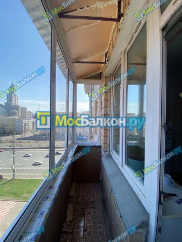 Крыша на балконе в Жуковском монтаж и ремонт по выгодной цене от МосБалкон