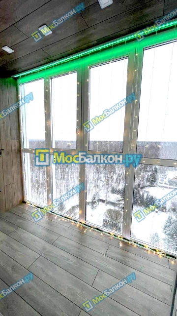 Панорамное остекление заказать под ключ по выгодной цене в Жуковском от компании МосБалкон
