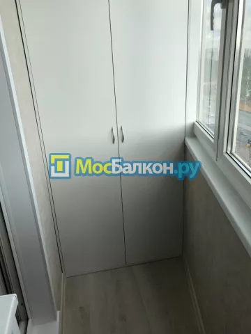 Шкаф на балкон купить в Жуковском на заказ недорого от МосБалкон