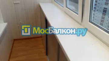 Шкаф на балкон купить в Жуковском на заказ недорого от МосБалкон