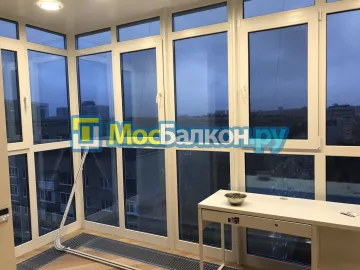 Отделка балкона и лоджии пластиковыми ПВХ панелями в Жуковском от компании МосБалкон