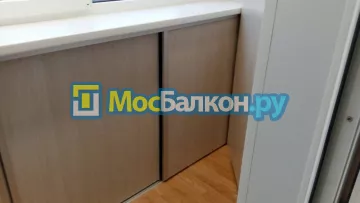 Шкаф на балкон купить в Жуковском на заказ недорого от МосБалкон