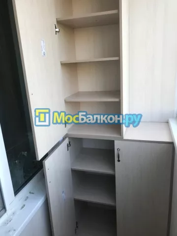 Шкаф на балкон купить в Жуковском на заказ недорого от МосБалкон